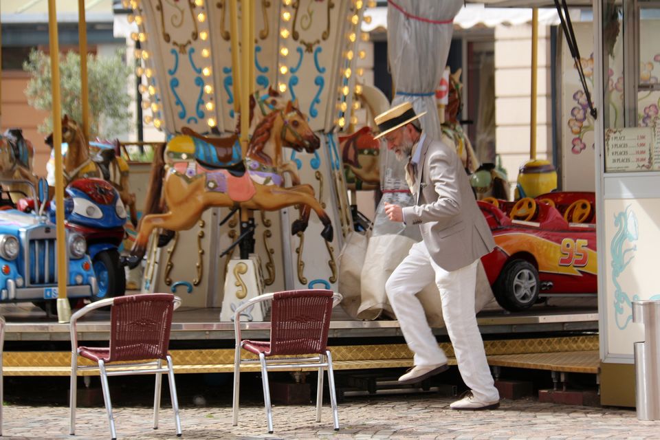 Colmar France carousel dancer