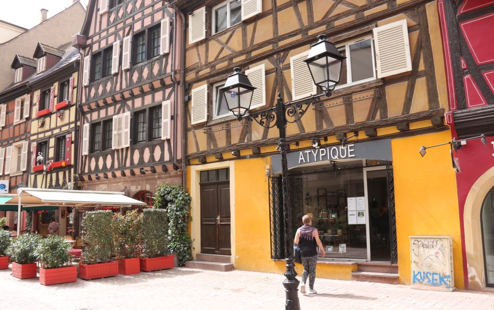 Colmar France colorful historical houses