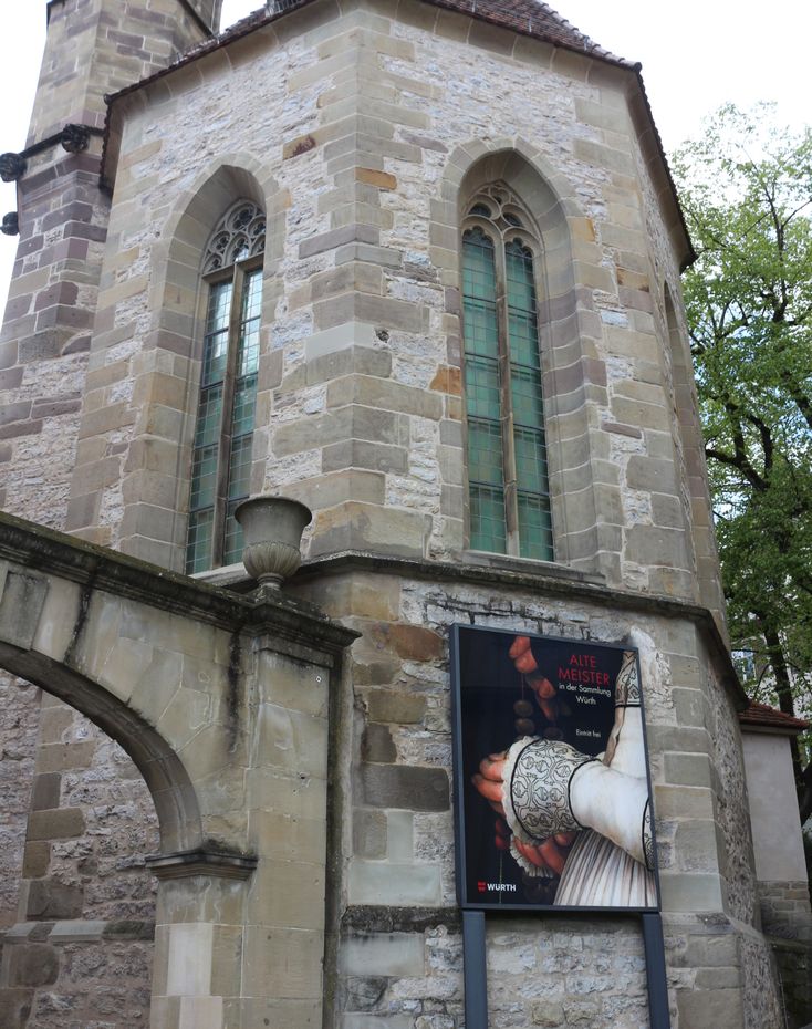 Schwaebisch Hall johanniter church Wuert sign