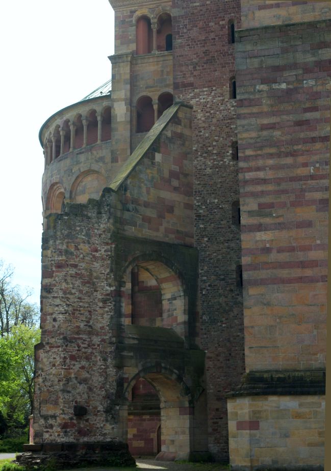 Speyer Germany cathedral tower archway