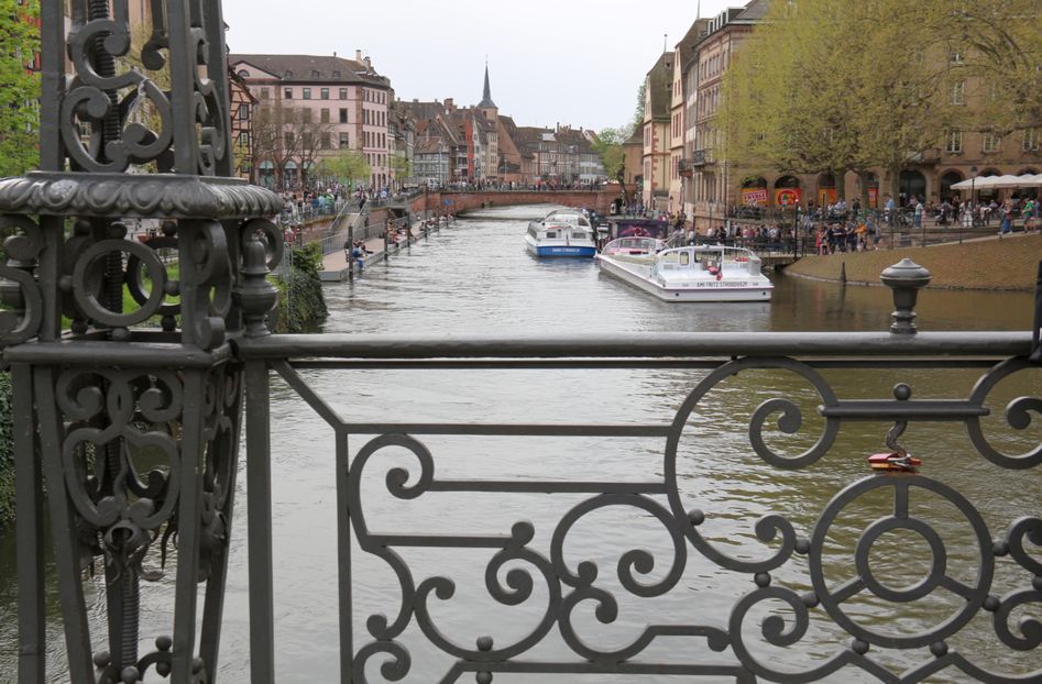 Strasbourg France bridge ironworks