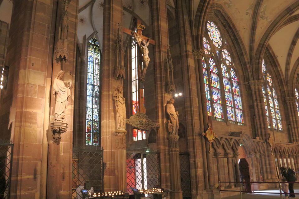Strasbourg Notre Dame cathedral interior