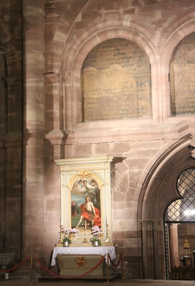 Notre Dame cathedral painting artwork Strasbourg