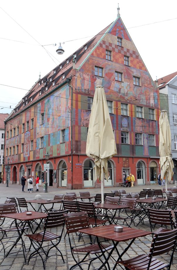 Augsburg Germany cafe weberhaus