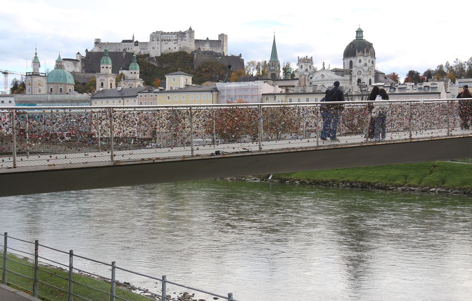 Salzburg Austria Marko Feingold steg footbridge